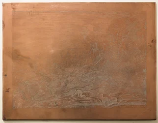 Druckplatte für Der Sturm (Le Tempête), 1870-1875